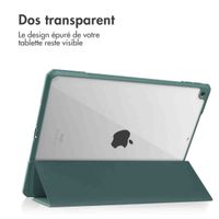 imoshion Coque tablette rigide Trifold Apple iPad 9 (2021) 10.2 pouces / iPad 8 (2020) 10.2 pouces / iPad 7 (2019) 10.2 pouces - Vert