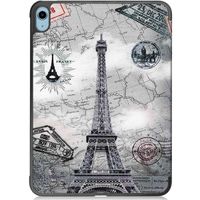 imoshion Coque tablette Trifold iPad 10 (2022) 10.9 pouces - Paris