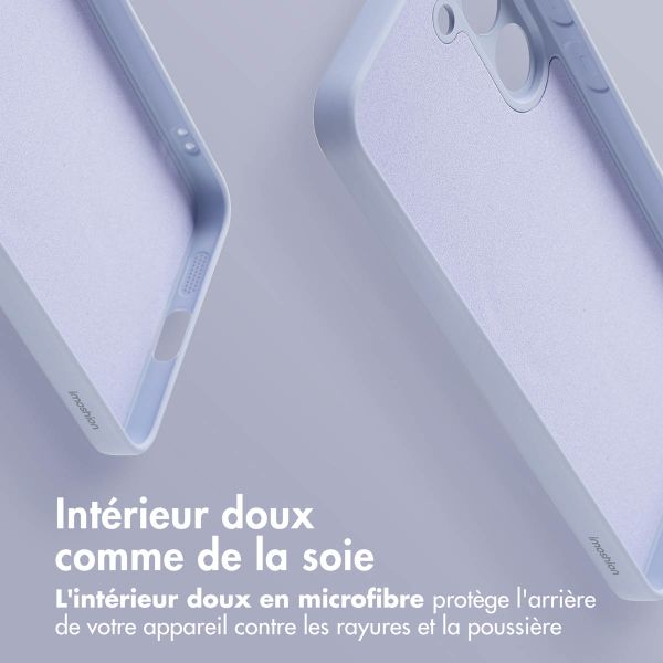 imoshion Coque Couleur avec MagSafe Samsung Galaxy S25 Plus - Lilas