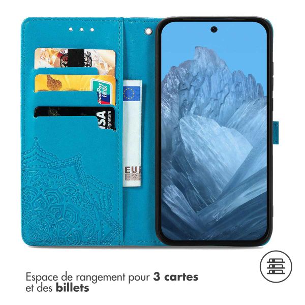 imoshion Etui de télephone Mandala Google Pixel 9 Pro XL - Turquoise