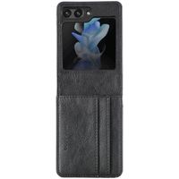 imoshion Étui de télephone portefeuille Luxe Samsung Galaxy Z Flip 5 - Noir