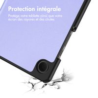 imoshion Coque tablette Trifold Samsung Galaxy Tab A9 8.7 pouces - Lila