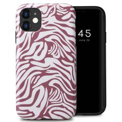 Selencia Coque arrière Vivid Tough iPhone 11 - Trippy Swirl Dark Rose