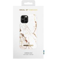 iDeal of Sweden Coque Fashion Apple iPhone 12 Pro Max - Carrara Gold