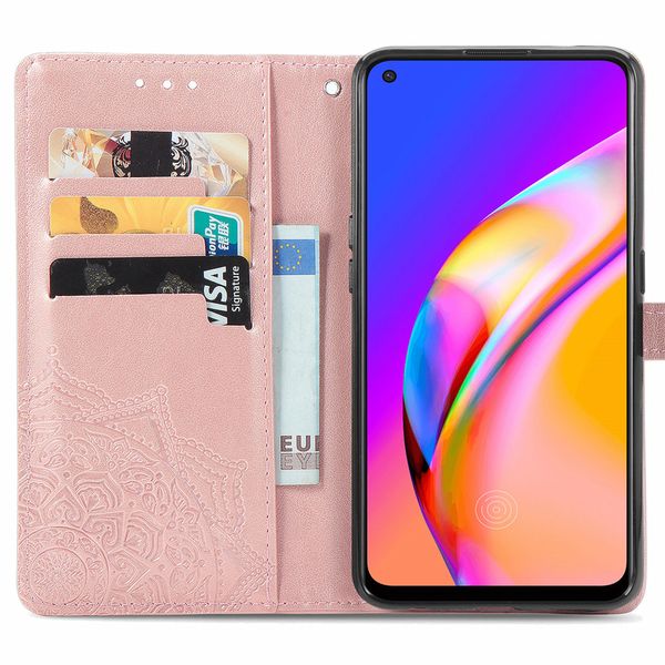 imoshion Etui de télephone Mandala Oppo A94 (5G) - Rose Doré