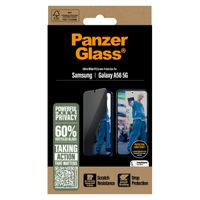 PanzerGlass ﻿Protection d'écran Privacy Ultra-Wide Fit Anti-bactérienne avec applicateur Samsung Galaxy A56