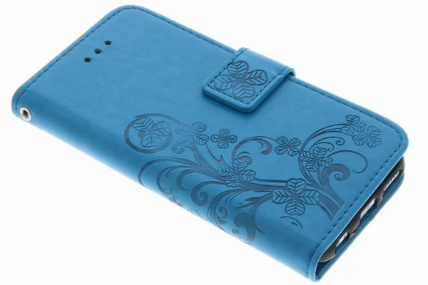 Etui de téléphone Fleurs de Trèfle iPhone 6 / 6s - Turquoise