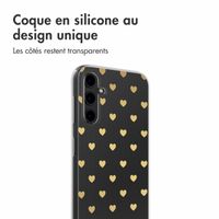 imoshion Coque Design Samsung Galaxy A14 (5G/4G) - Golden Hearts