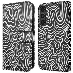 imoshion Étui de télephone portefeuille Design Samsung Galaxy S23 FE - Black And White