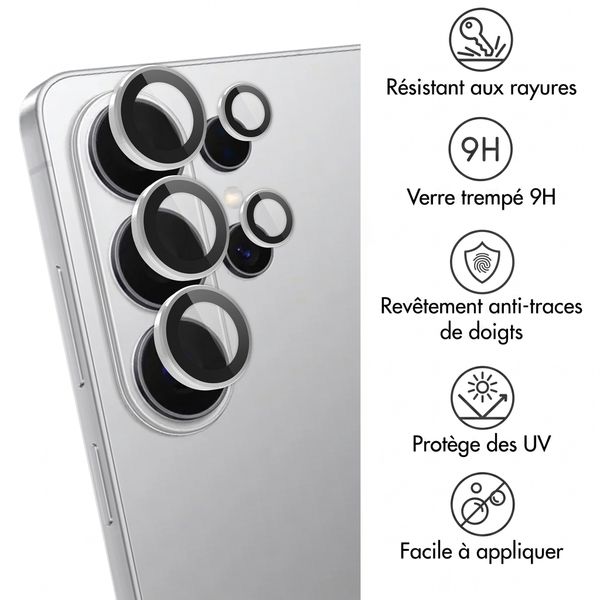 imoshion Lot de 2 protections d'objectif de caméra Samsung Galaxy S26 Ultra - Silver Shadow