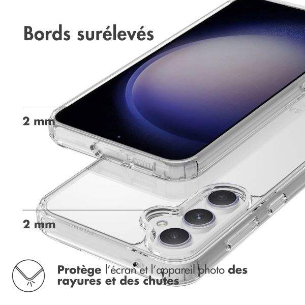 Accezz Coque Xtreme Impact Samsung Galaxy S23 FE - Transparent