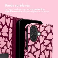 imoshion Étui de télephone portefeuille Design Apple iPhone 17 - Hearty Blush