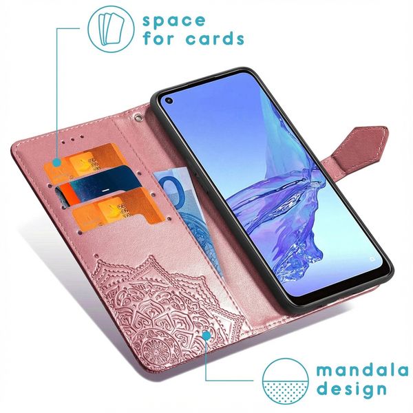 imoshion Etui de télephone Mandala Oppo A53 / Oppo A53s - Rose Doré