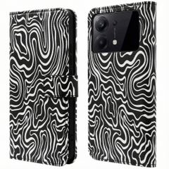 imoshion Étui de télephone portefeuille Design Xiaomi Poco X6 Pro - Black And White