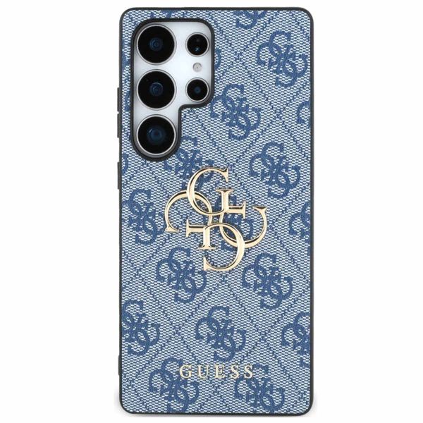 Guess Coque 4G Metal Logo Backcover Samsung Galaxy S25 Ultra - Bleu