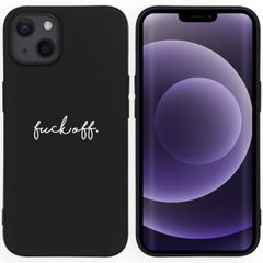 imoshion Coque Design iPhone 13 - Fuck Off - Noir