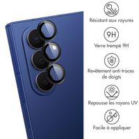 imoshion Protection Caméra en verre trempé 2 Pack Samsung Galaxy Z Fold 7 - Noir