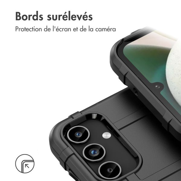 imoshion Coque Arrière Rugged Shield Samsung Galaxy A15 (5G/4G) - Noir