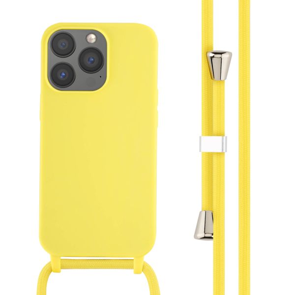 imoshion ﻿Coque en silicone avec cordon iPhone 13 Pro - Jaune