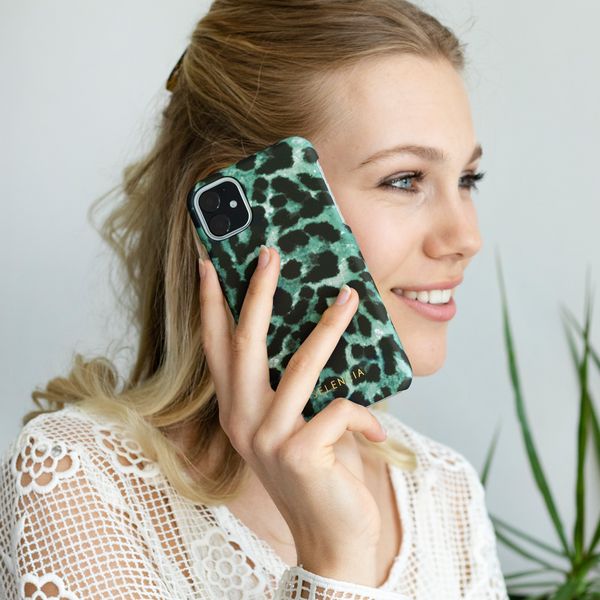 Selencia Coque Maya Fashion iPhone 12 Mini - Green Panther