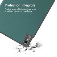 imoshion Coque tablette Trifold Lenovo Tab M10 5G - Vert foncé