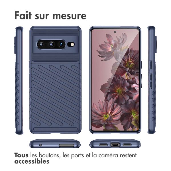 imoshion Coque Arrière Thunder Google Pixel 7 Pro - Bleu