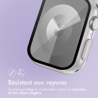 imoshion Coque rigide brillante à couverture complète pour Apple Watch Series 7 / 8 / 9 - 41 mm - Pearlescent