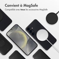 imoshion Coque Couleur avec MagSafe Samsung Galaxy S25 - Noir