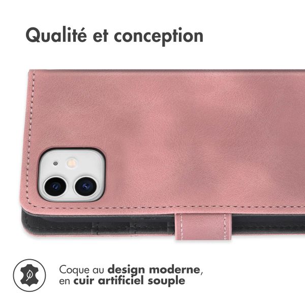 imoshion Etui de téléphone portefeuille avec cordon iPhone 11 - Rose