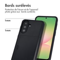 imoshion Coque arrière avec porte-cartes Samsung Galaxy A57 (5G) - Noir