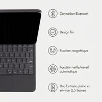 Accezz Clavier Bluetooth magnétique Apple iPad Pro 11 (2025) M5 / (2024) M4 - QWERTY / NL - Noir