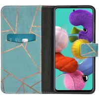 imoshion Coque silicone design Samsung Galaxy A51 - Blue Graphic