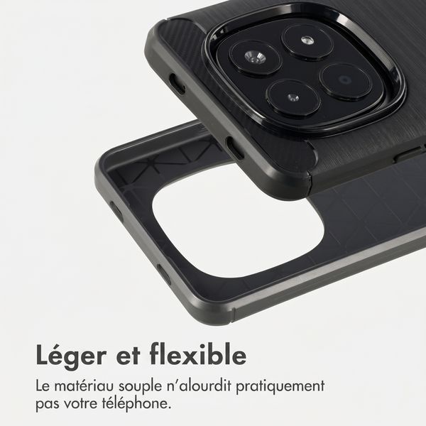 imoshion Coque Brushed Xiaomi Redmi Note 15 Pro (4G) - Noir
