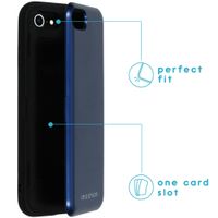 imoshion Coque avec support de passe iPhone SE (2022 / 2020) / 8 / 7 - Bleu