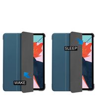 imoshion Coque tablette Trifold Apple iPad Air 11 pouces (2025) M3 / (2024) M2 / Air 5 (2022) / Air 4 (2020) - Vert foncé