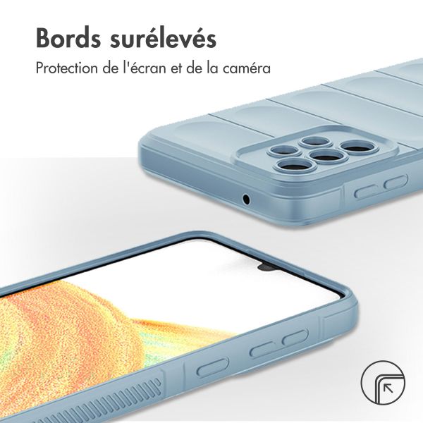 imoshion Coque arrière EasyGrip Samsung Galaxy A33 - Bleu clair