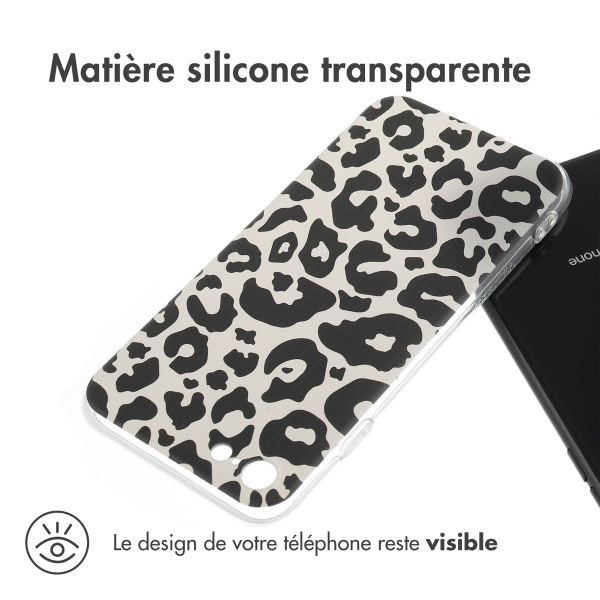 imoshion Coque Design Apple iPhone SE (2022 / 2020) / 8 / 7 - Leopard Transparent
