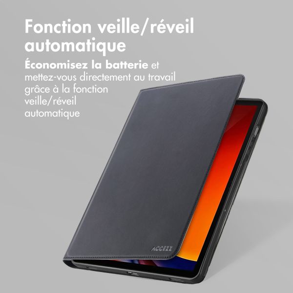 Accezz Coque tablette Classic Samsung Galaxy Tab S9 11.0 pouces / Tab S10 FE / S9 FE 10.9 pouces - Noir