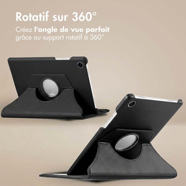 Coque tablette rotatif à 360° Samsung Galaxy Tab A8 - Noir