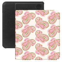 Selencia Étui de liseuse portefeuille Vivid Kobo Libra Colour - Paisley Blush