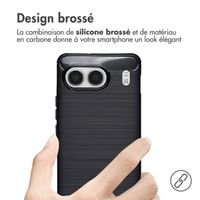 imoshion Coque Brushed OnePlus Nord 4 - Noir