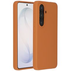 Accezz Coque Liquid Silicone avec MagSafe Samsung Galaxy S26 - Orange