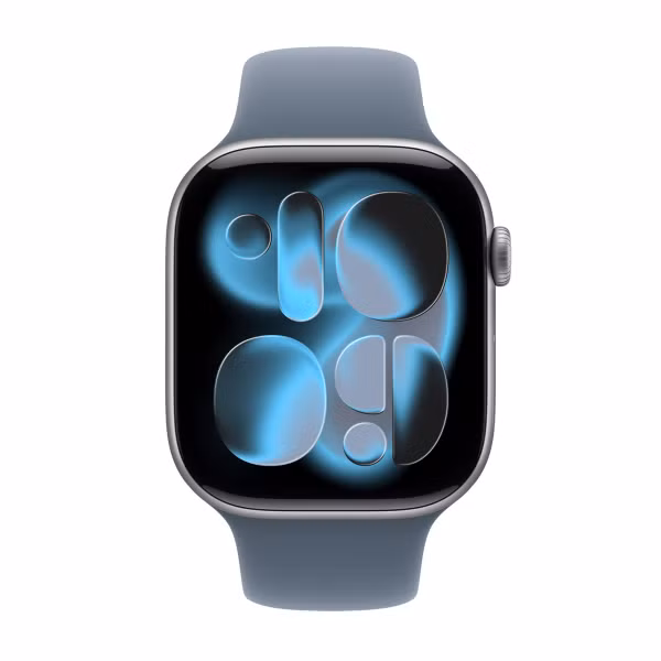 Apple Bracelet Sport Apple Watch Series 1 - 9 / SE (38/40/41 mm) - Taille M/L - Anchor Blue