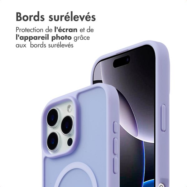 imoshion Coque Color Guard avec MagSafe Apple iPhone 16 Pro Max - Lila / Lilac