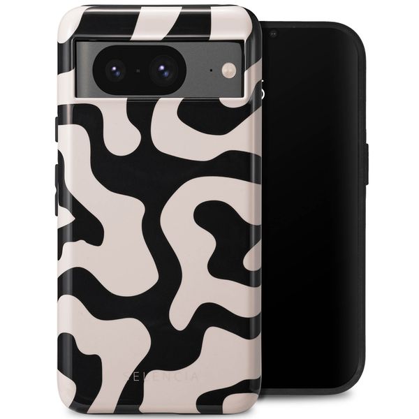 Selencia Coque arrière Vivid Tough Google Pixel 8 - Art Wave Black