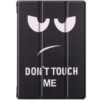 imoshion Coque tablette Design Trifold Lenovo Tab M10 - Don't Touch