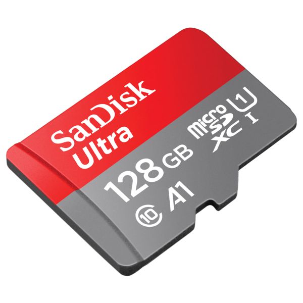 SanDisk microSD Ultra - 128GB - inclus SD Adapter - Full HD