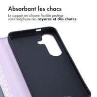 imoshion Étui de télephone portefeuille Design Samsung Galaxy S25 - White Daisy