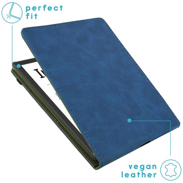 imoshion Étui á rabat Pocketbook InkPad Color 3 / InkPad 4 - Bleu foncé