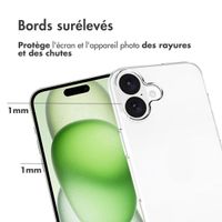 Accezz Coque Clear iPhone 16 Plus - Transparent